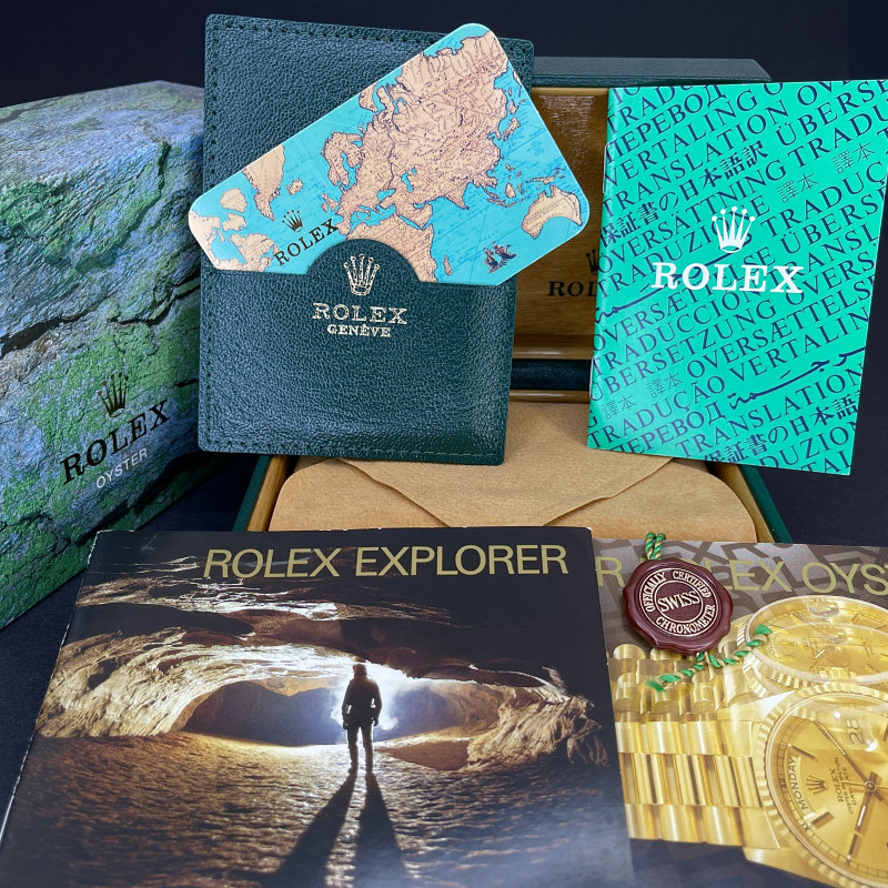 Rolex Collector's set for 14270 Only "Swiss" Black Dial, 1999