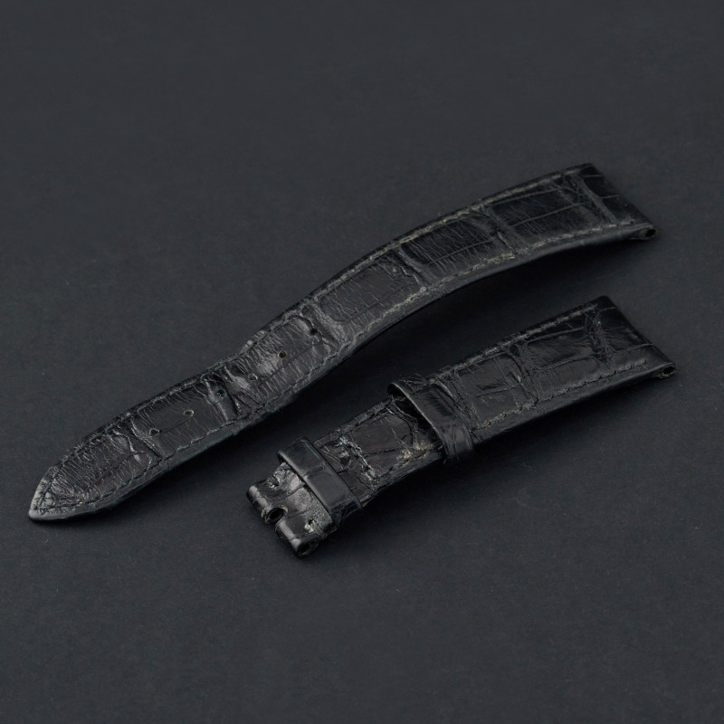Rolex Original Black Leather Strap