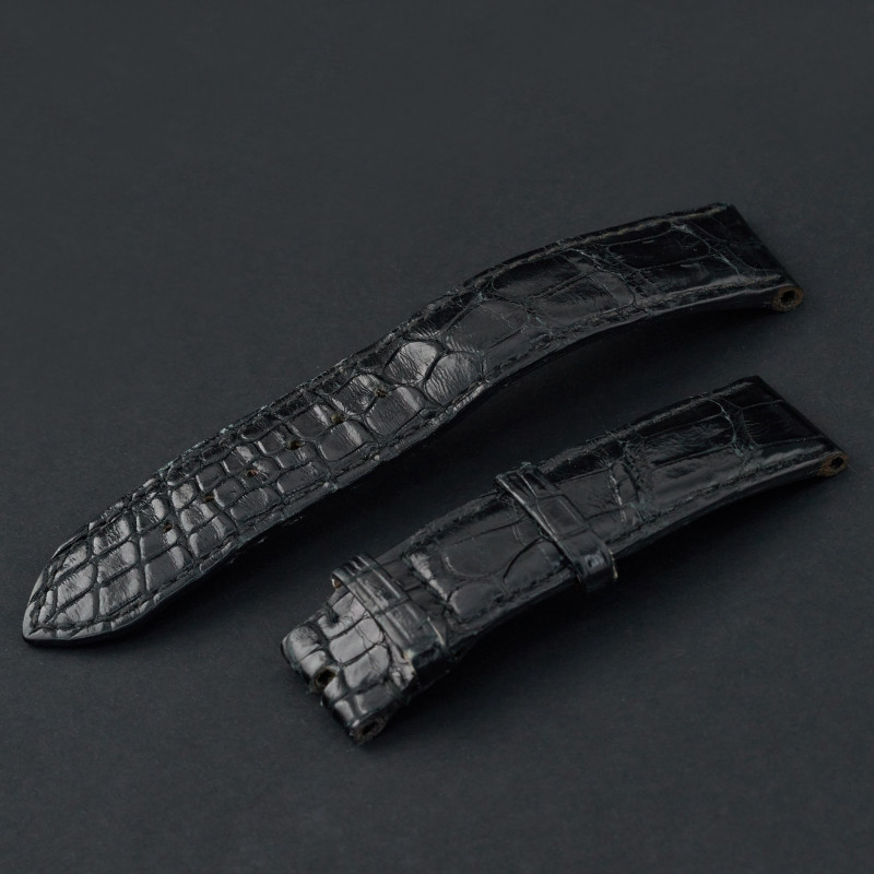 Rolex Original Black Leather Strap