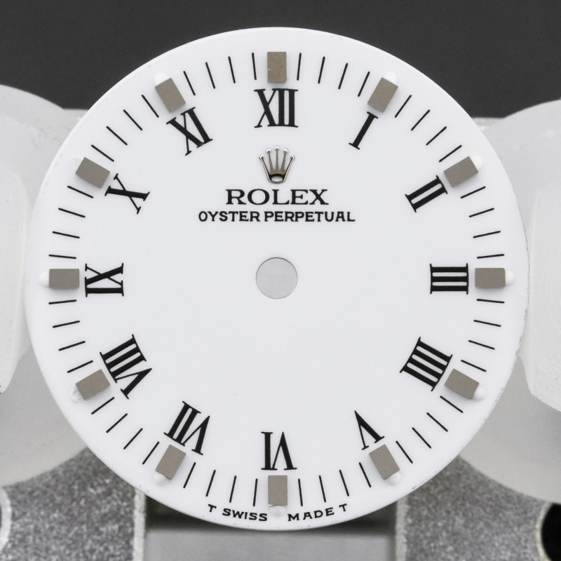 Rolex Oyster Perpetual, 77080, White Roman dial, T Swiss Made T