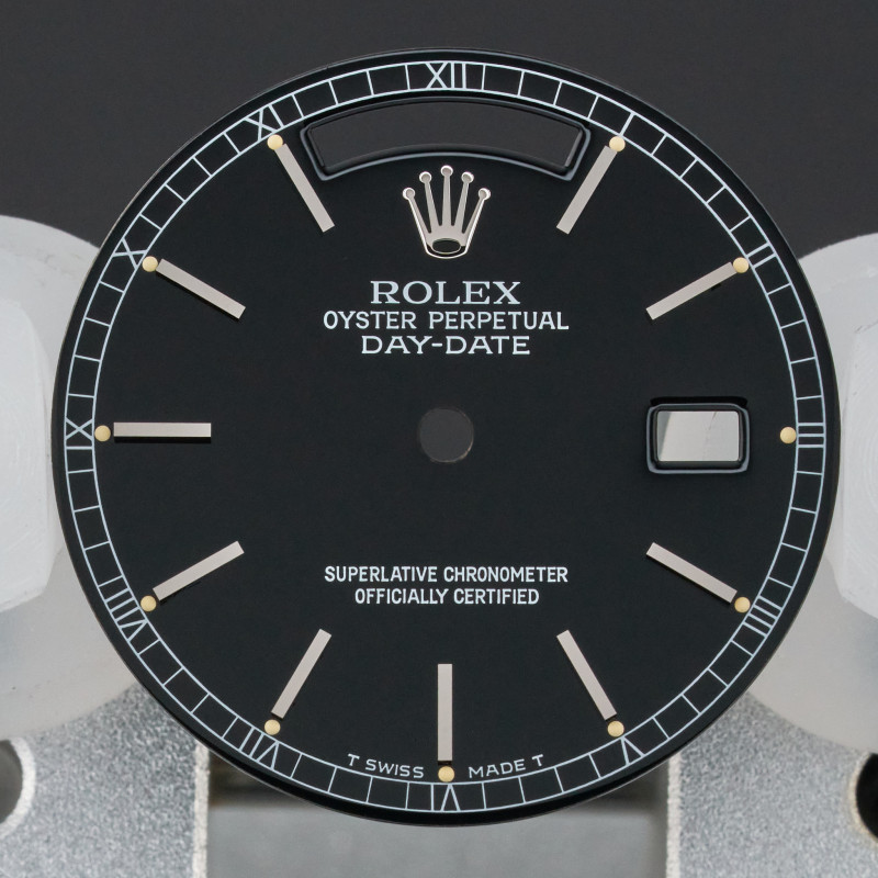 Rolex Day Date, 18039/18239, Black dial, T Swiss Made T