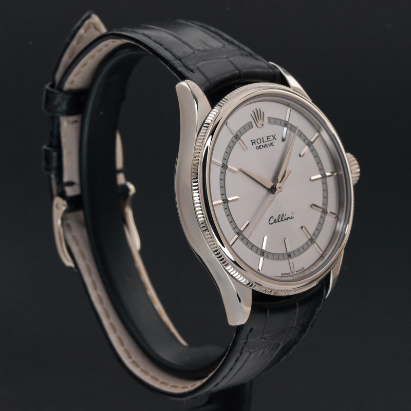 Rolex Cellini Time, 50509, 39mm, 2020, White gold, Grey dial, Fullset, 1y warranty
