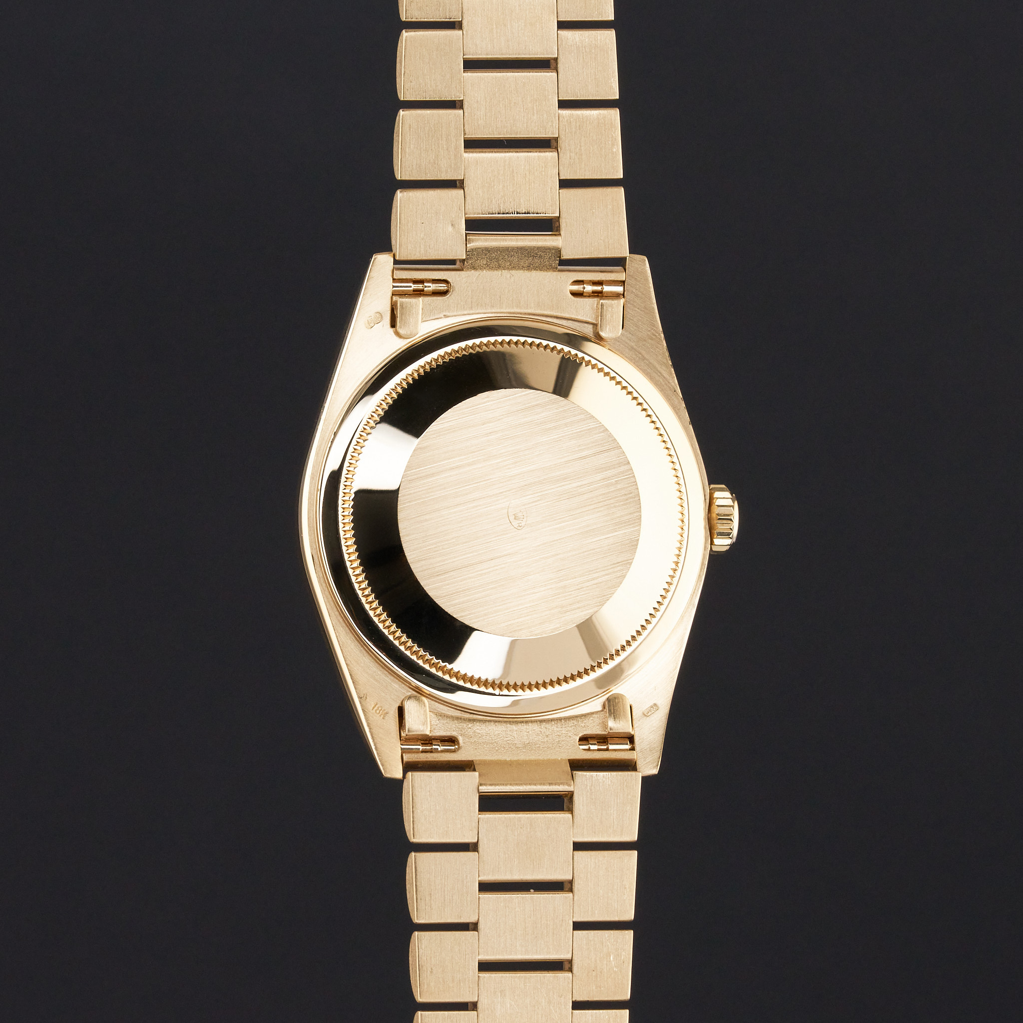 Rolex Day Date President, 18238, 36mm, 1991, Yellow gold, Blue dial, Fullset, Official warranty