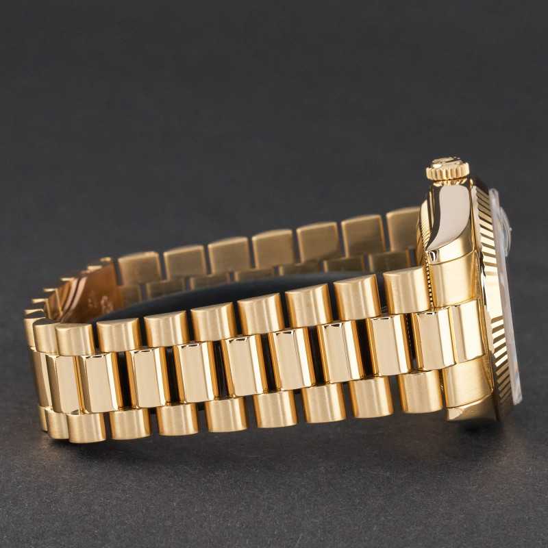 Rolex Day Date President, 118238, 36mm, 2000, Yellow gold, Black dial, Fullset, 1y warranty