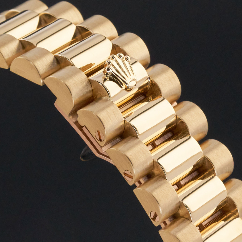 Rolex Day Date President, 18348, 36mm, 1995, Yellow gold, Champagne String Diamond dial, Fullset, 1y warranty
