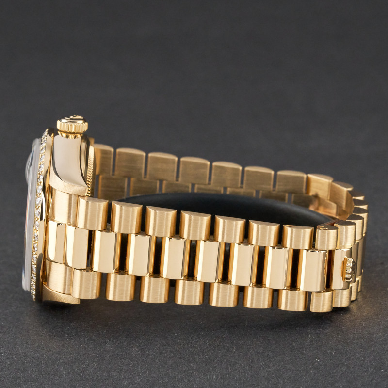 Rolex Day Date President, 18048, 36mm, 1986, Brown Vignette Small Diamond dial, Fullset, 1y warranty