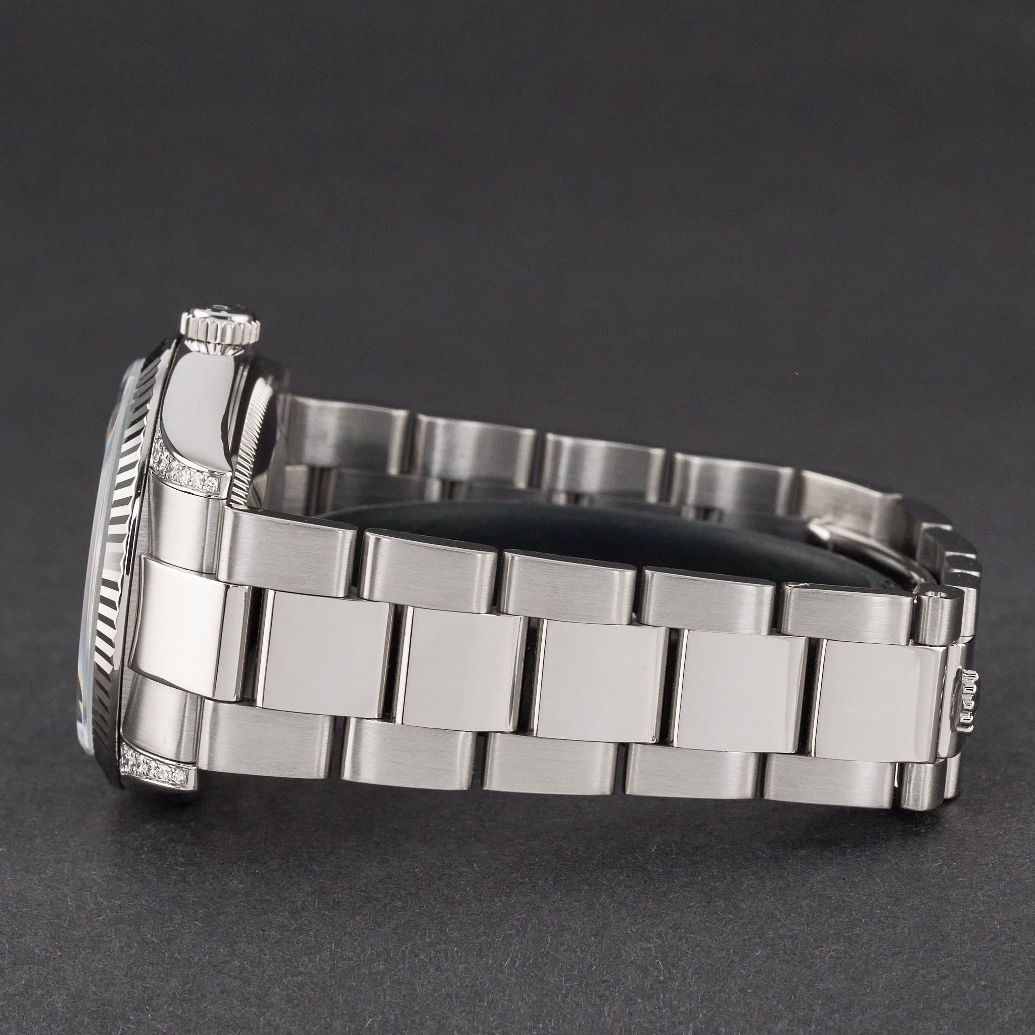 Rolex Day Date, 118339, 36mm, 2009, White gold, Black Diamond dial, Fullset, 1y warranty