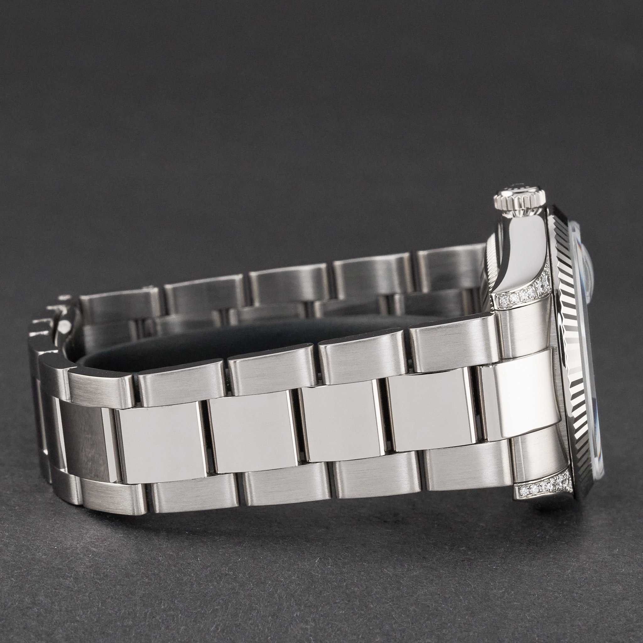 Rolex Day Date, 118339, 36mm, 2009, White gold, Black Diamond dial, Fullset, 1y warranty