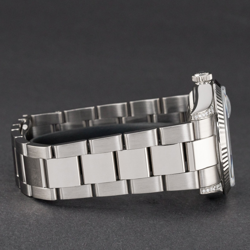 Rolex Day Date, 118339, 36mm, 2009, White gold, Black Diamond dial, Fullset, 1y warranty