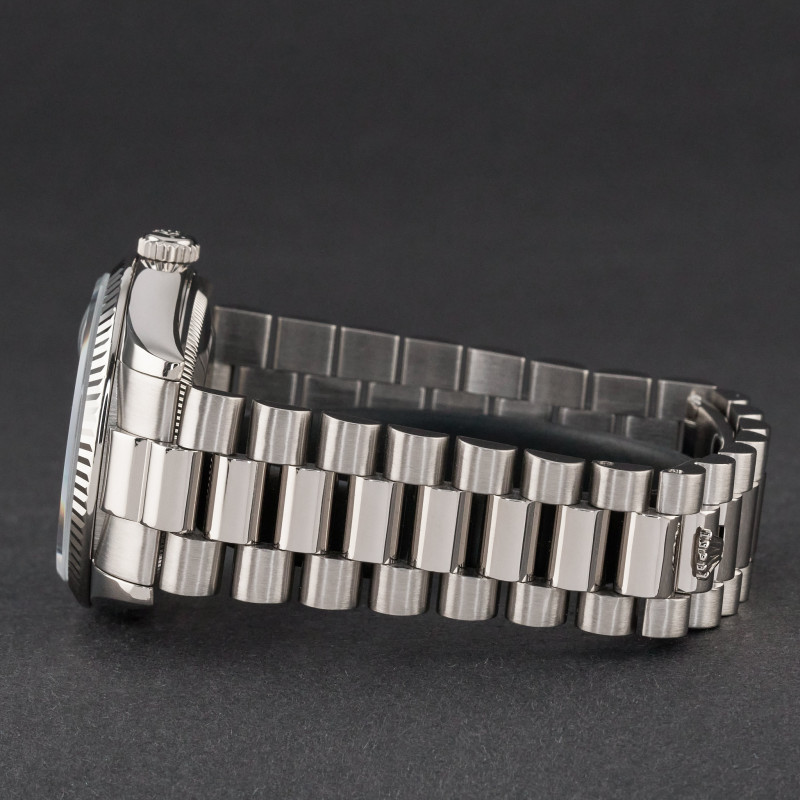 Rolex Day Date President, 118239, 36mm, 2002, White gold, Black dial, Fullset, 1y warranty