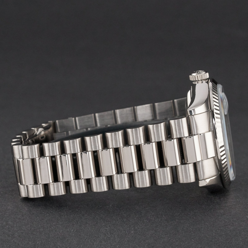 Rolex Day Date President, 118239, 36mm, 2002, White gold, Black dial, Fullset, 1y warranty