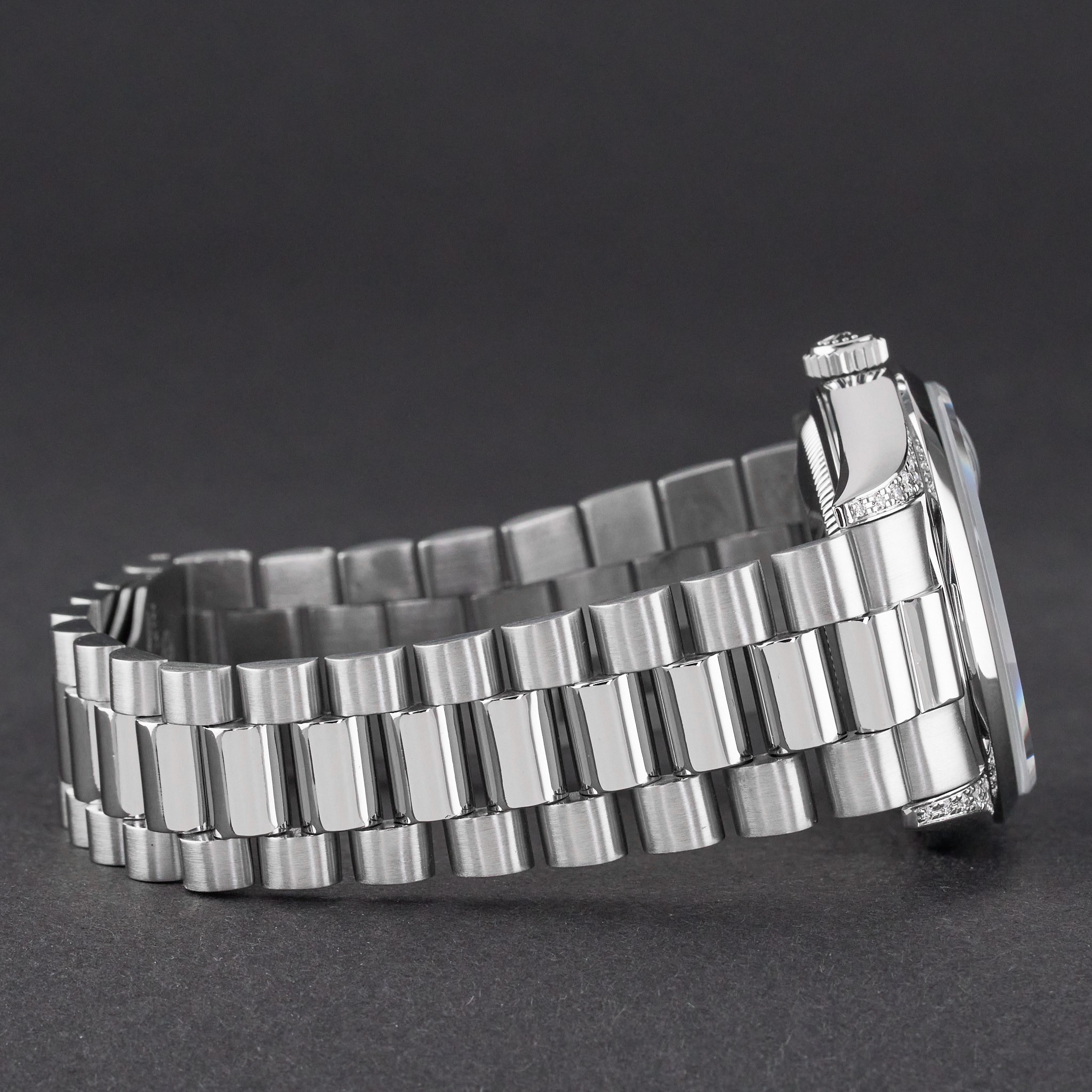Rolex Day Date President, 18296, 36mm, 1995, Platinum, Blue Myriad Big Diamond dial, Fullset, 1y warranty