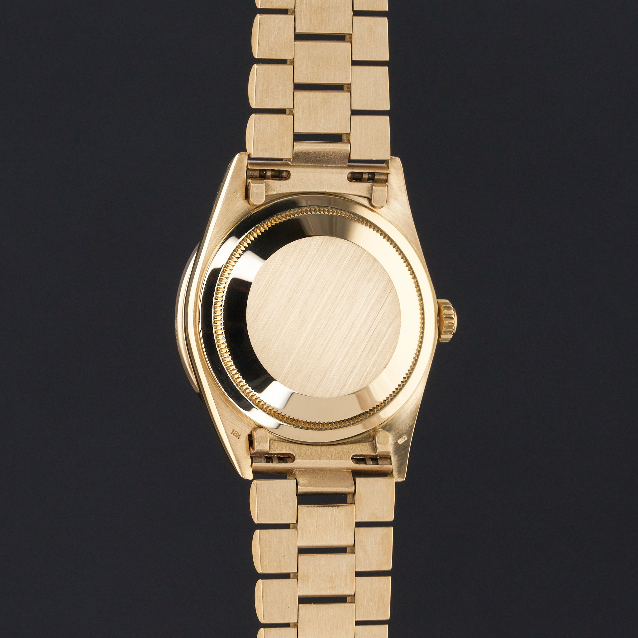 Rolex Day Date President, 18238, 36mm, 1991, Yellow gold, Blue Vignette Small Diamond dial, Fullset, 1y warranty