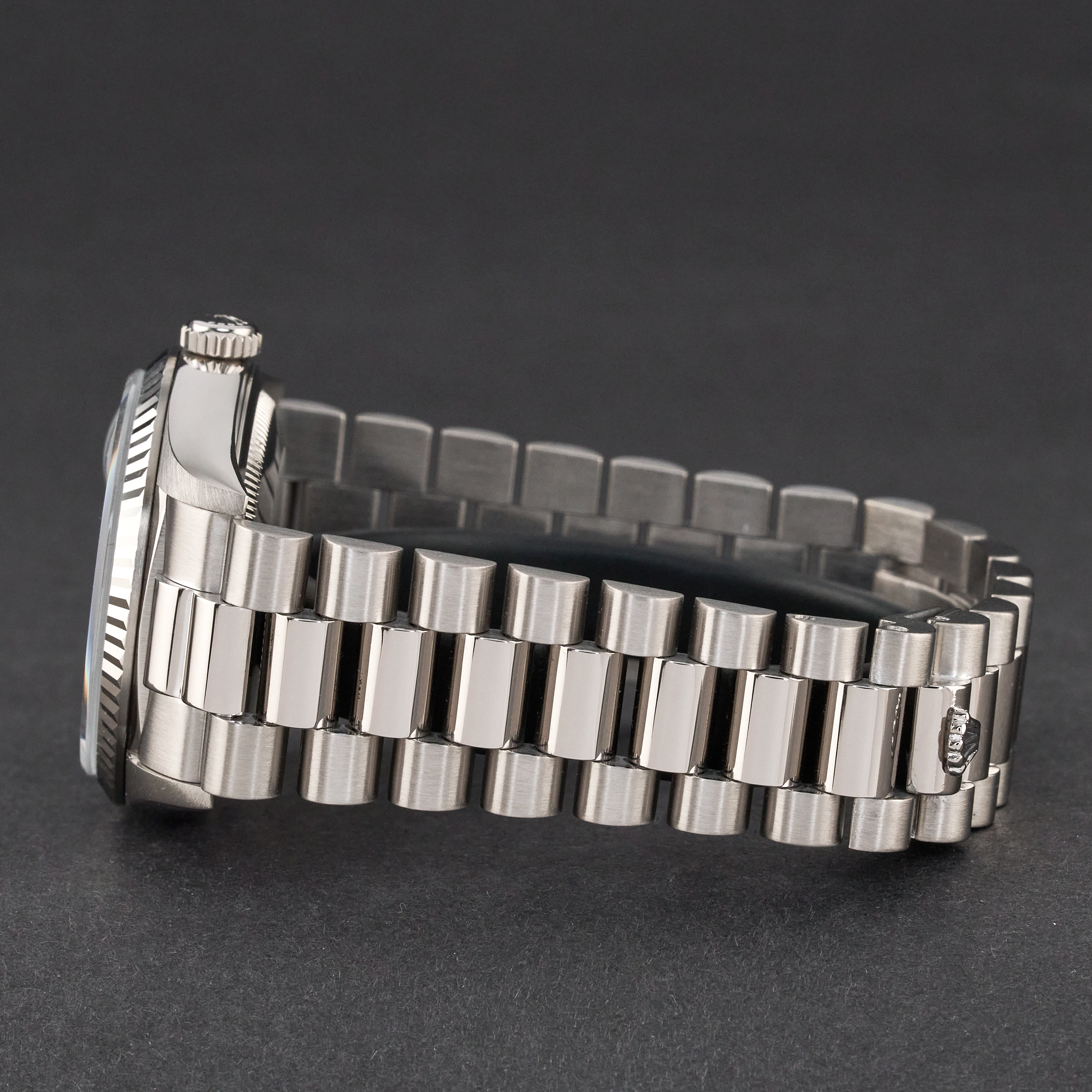 Rolex Day Date President, 18239, 36mm, 1999, White gold, Grey Jubilee Big Diamond dial, Fullset, 1y warranty
