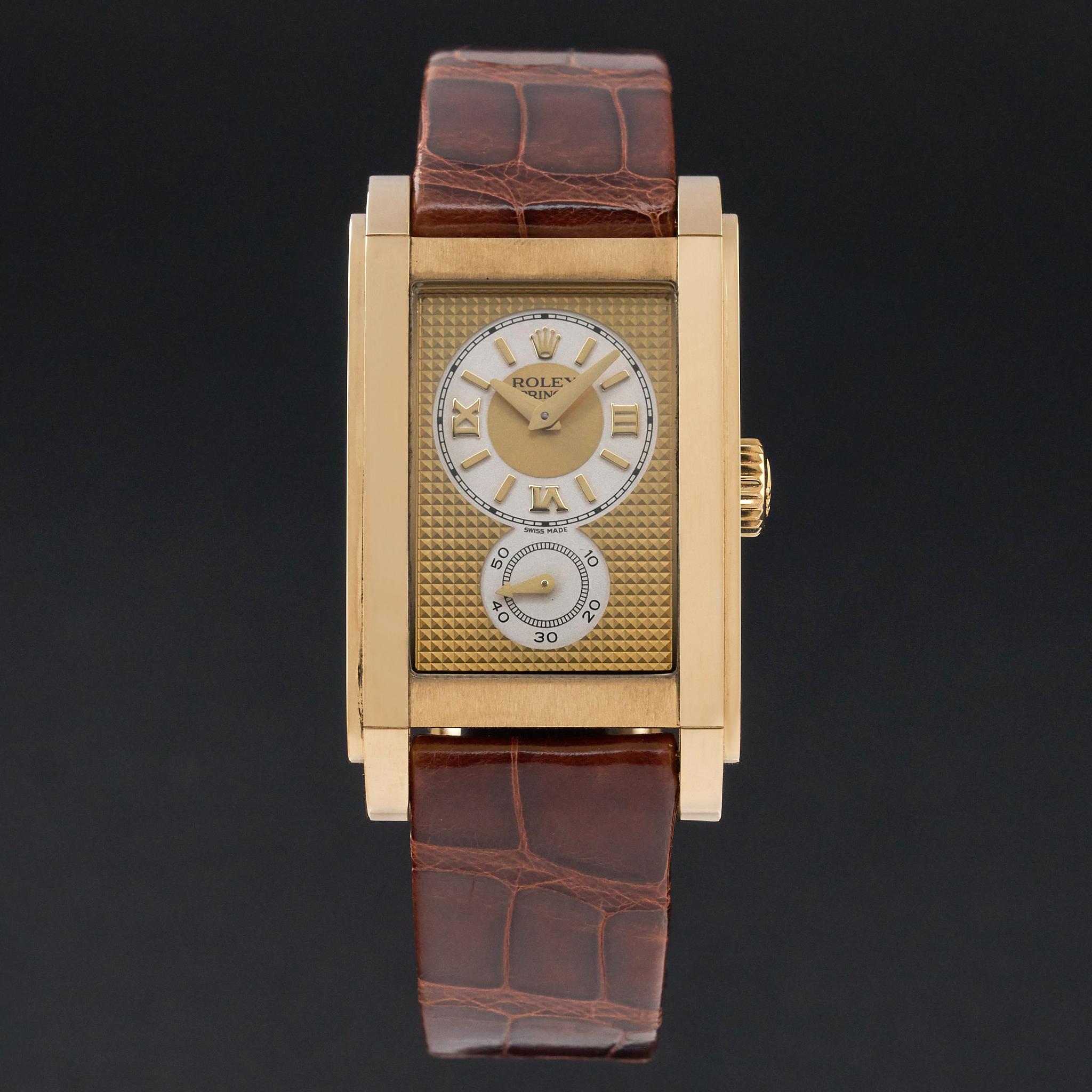 Rolex Cellini Prince, 5440, 28mm, 2006, Champagne Roman dial, Fullset, 1y warranty