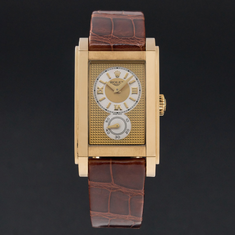 Rolex Cellini Prince, 5440, 28mm, 2006, Champagne Roman dial, Fullset, 1y warranty