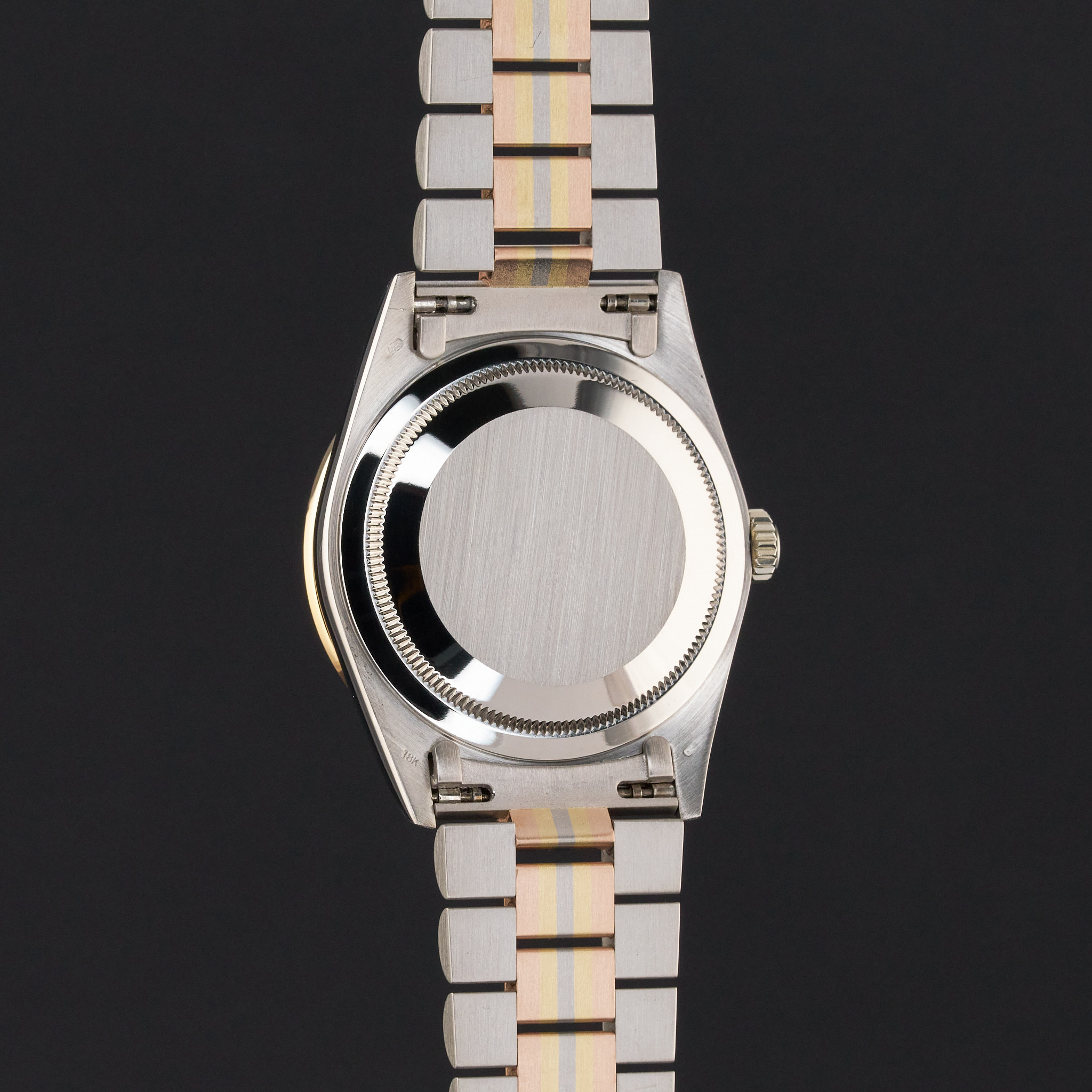 Rolex Day Date President, Rare TRIDOR, 18349, 36mm, 1989, Silver Diamond dial, Fullset, 1y warranty
