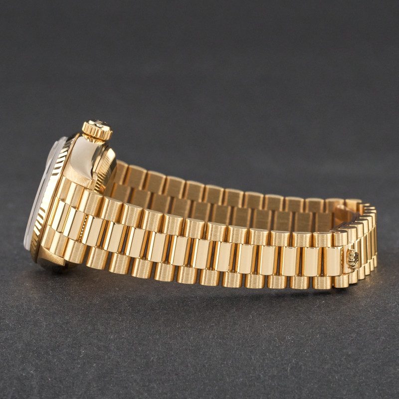 Rolex Lady Datejust, 69178, 26mm, 1993, Yellow gold, Silver MOP Roman dial, Fullset, 1y warranty