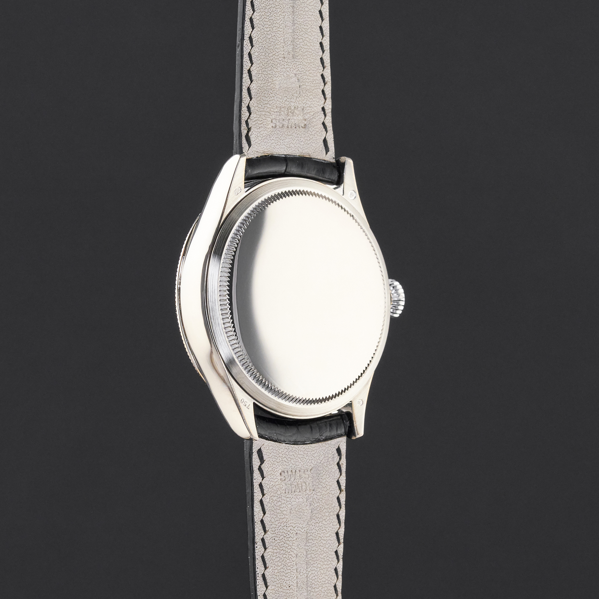 Rolex Cellini Date, 50519, 39mm, 2016, White Gold, Black Guilloche dial, Fullset, 1y warranty