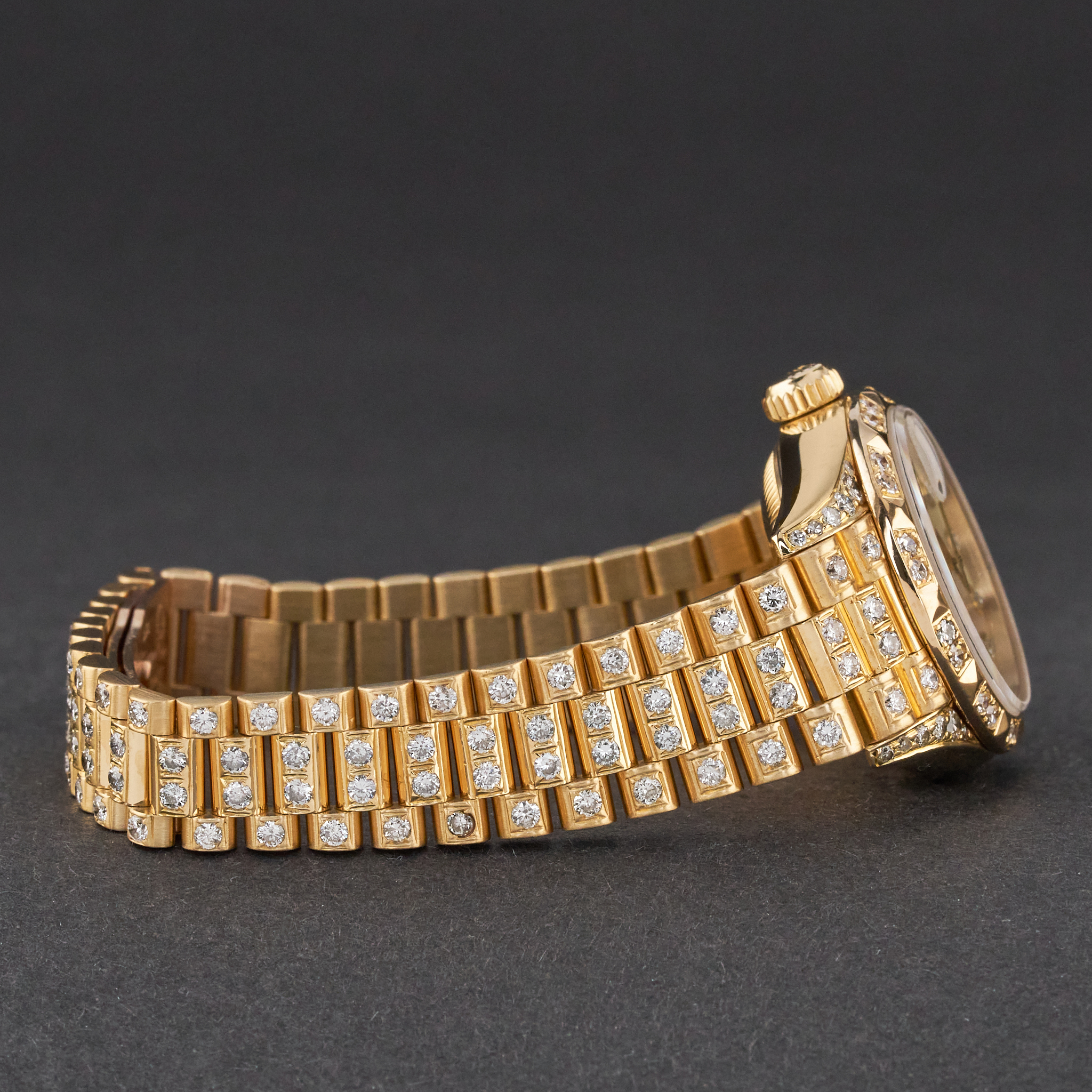 Rolex Lady Datejust, 69178, 26mm, 1993, Yellow gold, MOP Big Diamond dial, Fullset, 1y warranty