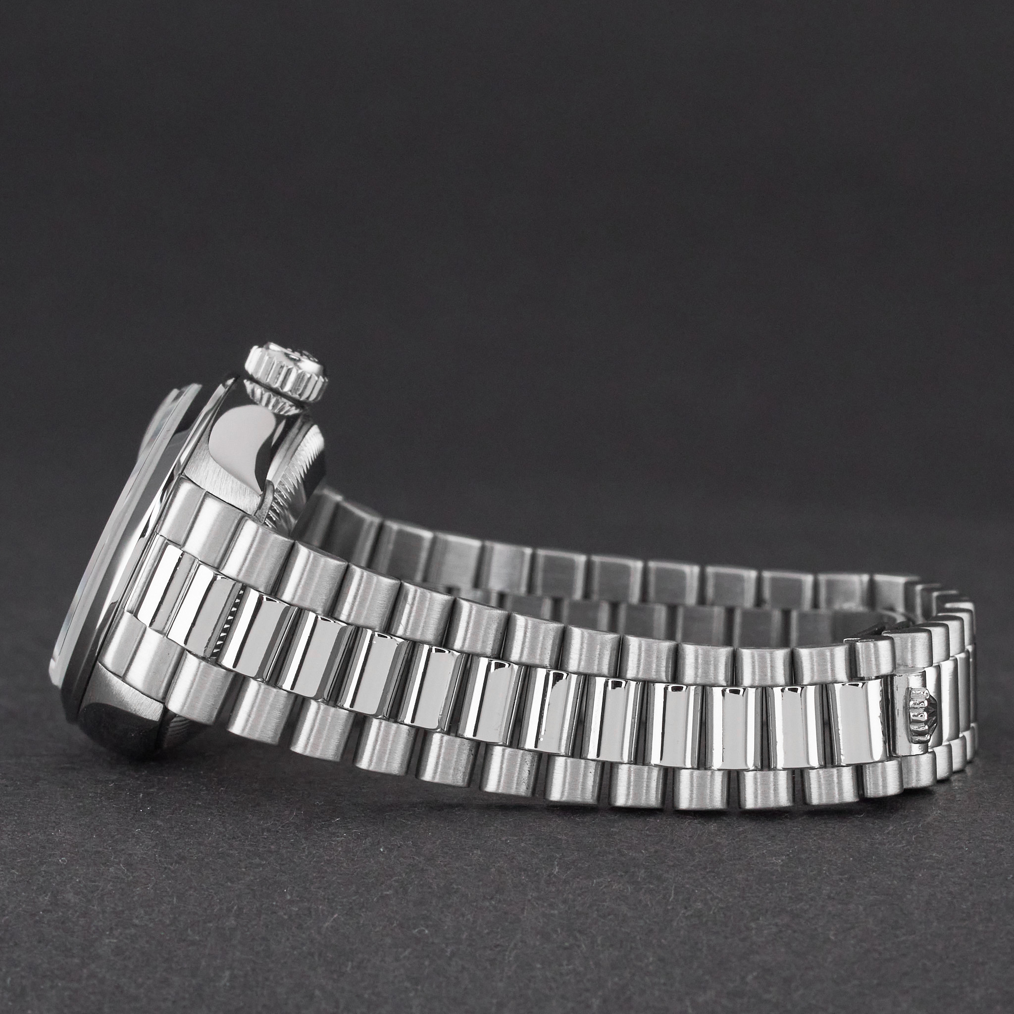 Rolex Lady Datejust, 69166, 26mm, 1989, Platinum, MOP Big Diamond dial, Box, 1y warranty