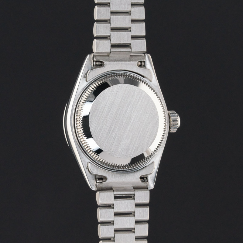 Rolex Lady Datejust, 69166, 26mm, 1989, Platinum, MOP Big Diamond dial, Box, 1y warranty