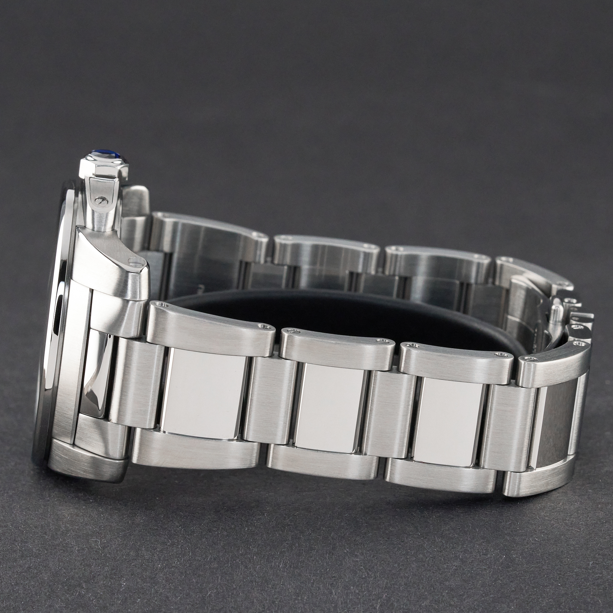 Cartier Calibre de Cartier, W7100016, 42mm, 2012, Steel, Black Roman dial, Fullset, 1y warranty