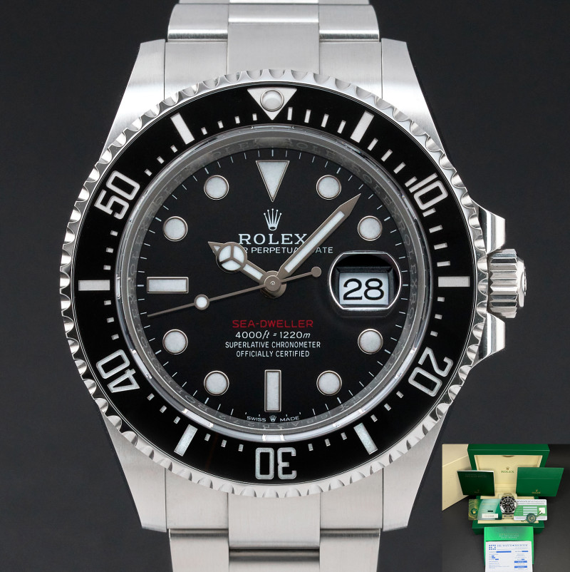 Rolex Sea-Dweller, 126600, 43mm, 2025, Steel, Black dial, Fullset, Official warranty
