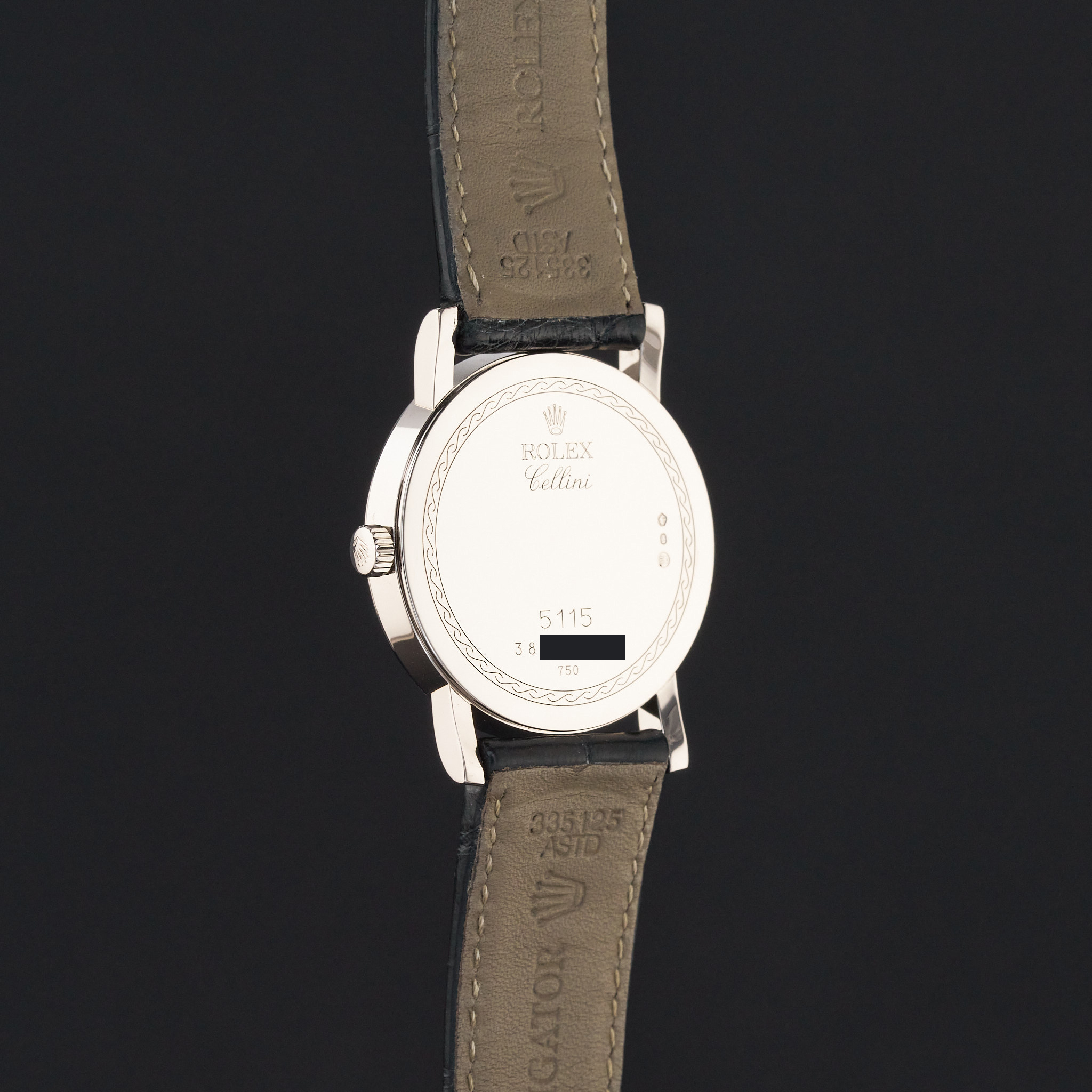 Rolex Cellini, 5115, 32mm, White gold, Silver Jubilee Roman dial, Fullset, 1 y warranty