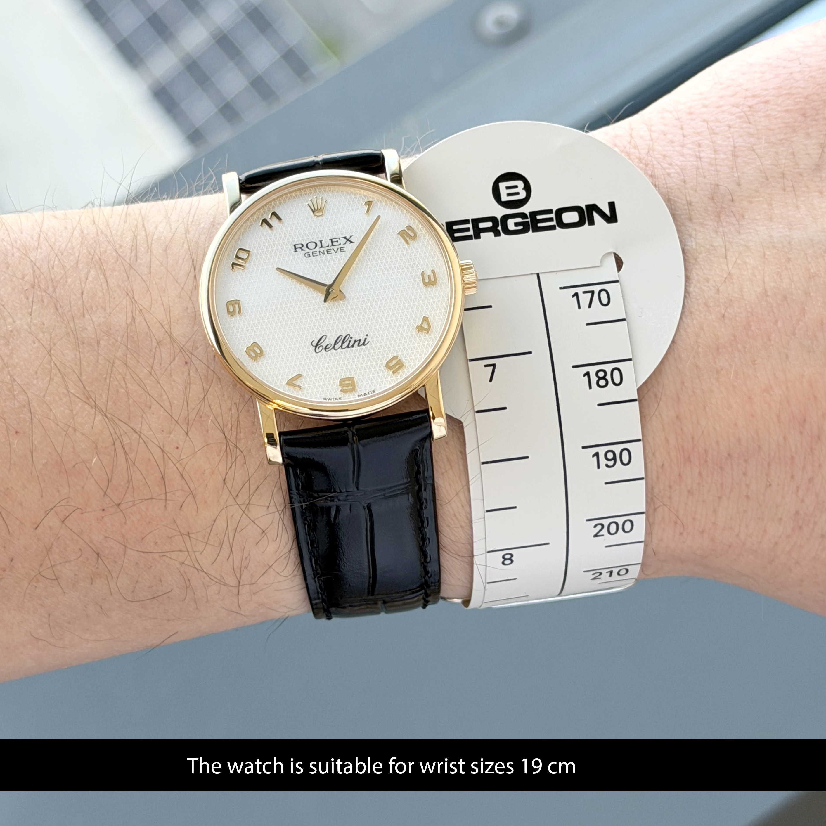 Rolex Cellini 5115/8, 32mm, 2006, Yellow gold, Ivory MOP Arabic dial, Fullset, 1y warranty