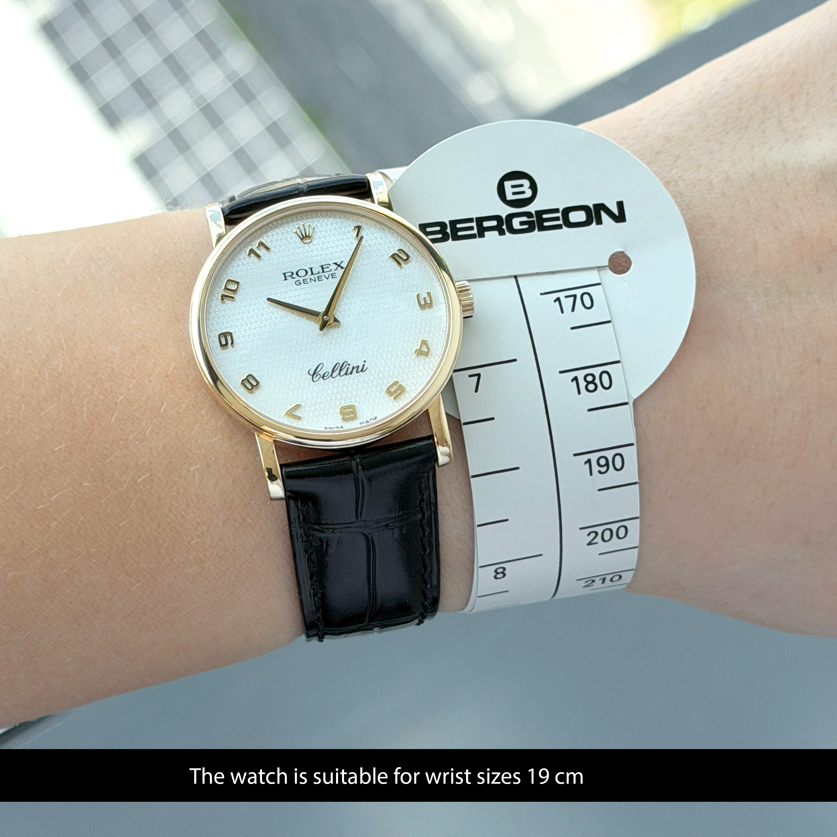 Rolex Cellini 5115/8, 32mm, 2006, Yellow gold, Ivory MOP Arabic dial, Fullset, 1y warranty
