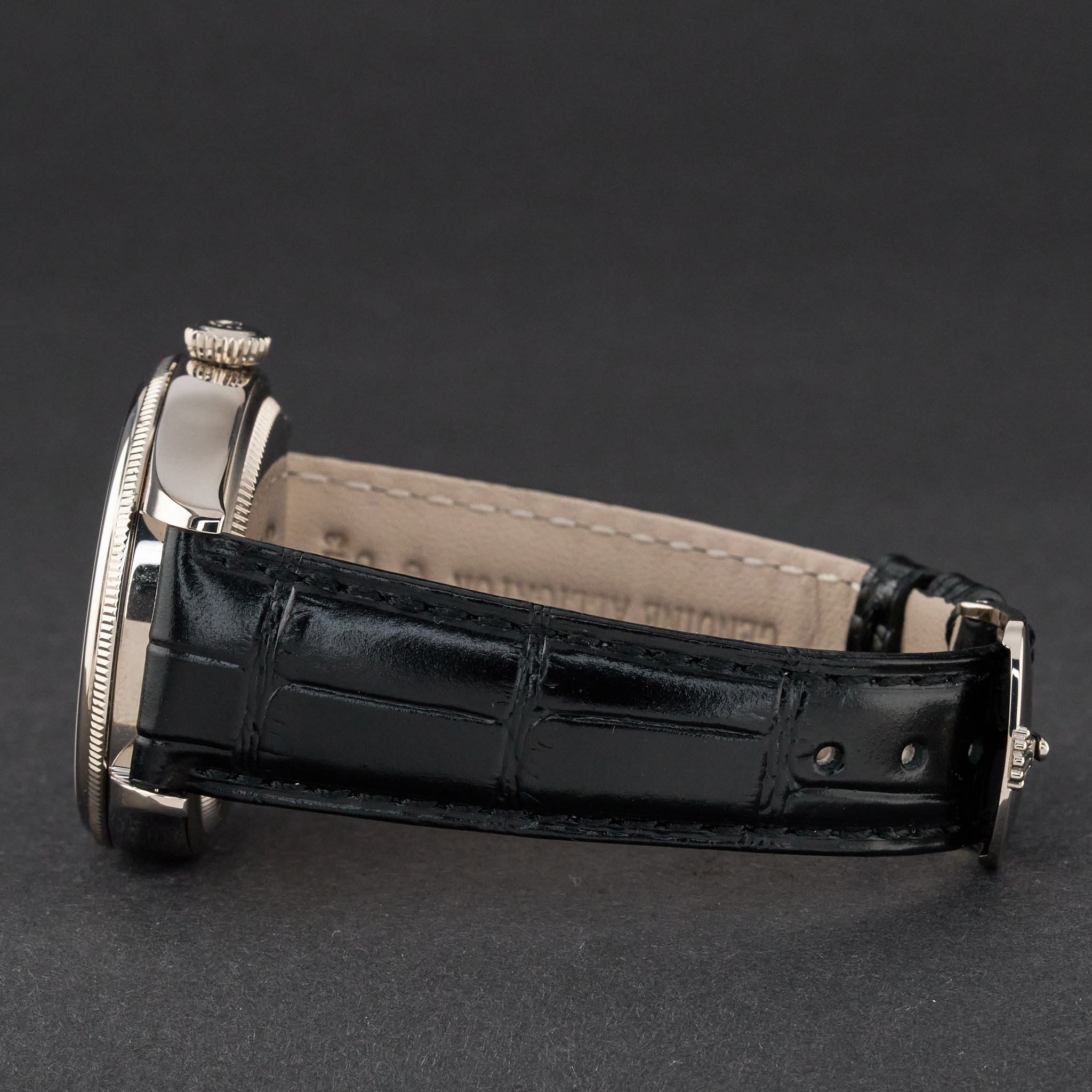Rolex Cellini Dual Time, 50529, 39mm, 2020, White gold, Black Guilloche dial, Fullset, 1y warranty