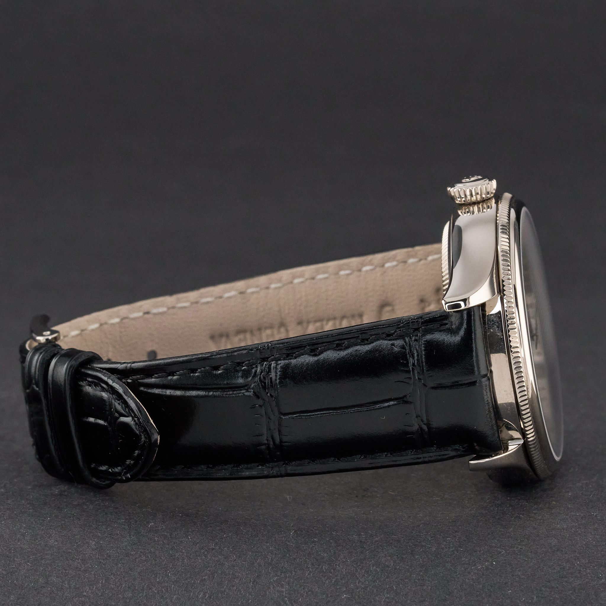 Rolex Cellini Dual Time, 50529, 39mm, 2020, White gold, Black Guilloche dial, Fullset, 1y warranty