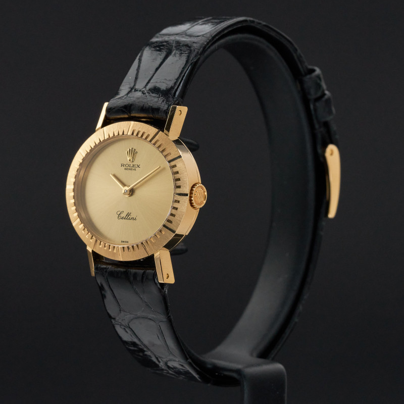 Rolex Cellini, 4081, 25mm, 1995, Yellow gold, Champagne dial, Fullset, 1y warranty