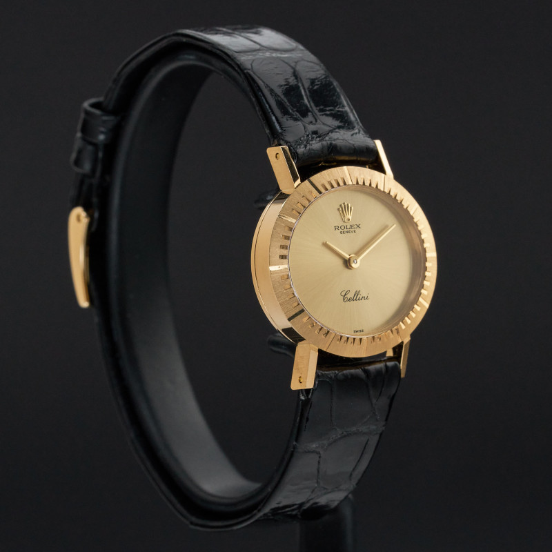 Rolex Cellini, 4081, 25mm, 1995, Yellow gold, Champagne dial, Fullset, 1y warranty