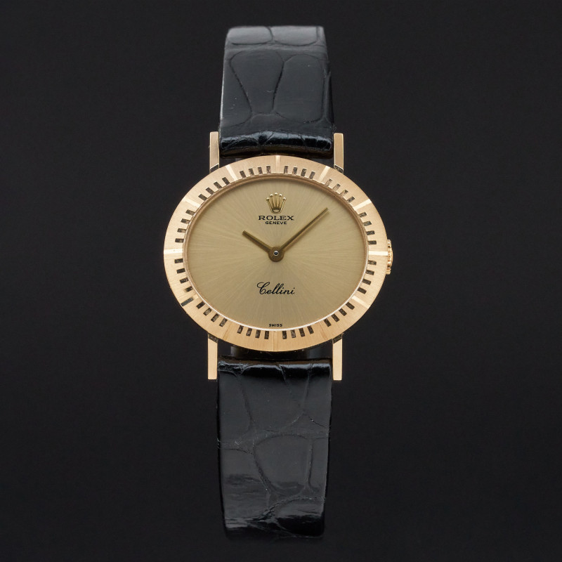 Rolex Cellini, 4081, 25mm, 1995, Yellow gold, Champagne dial, Fullset, 1y warranty
