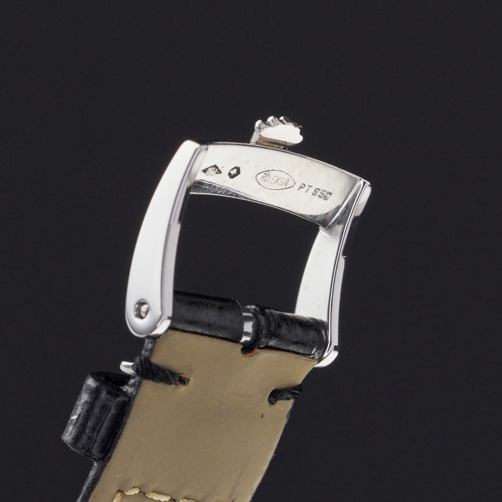 Rolex Cellini Cellinium, 5240, 35mm, 2005, Platinum, MOP Arabic dial, Fullset, 1y warranty