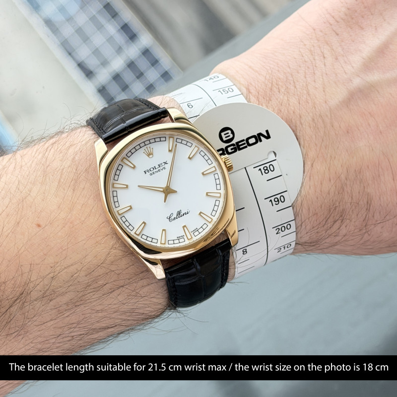 Rolex Cellini Danaos, 4243/8, 38mm, 2006, Yellow gold, White dial, Fullset, 1y warranty