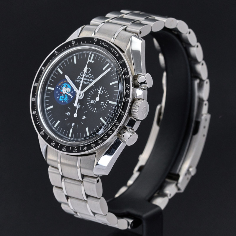 Omega Speedmaster Professional Moonwatch, 42mm, ref. 3578.51.00, Snoopy, Black dial, Fullset, Unpolished, 1y warranty