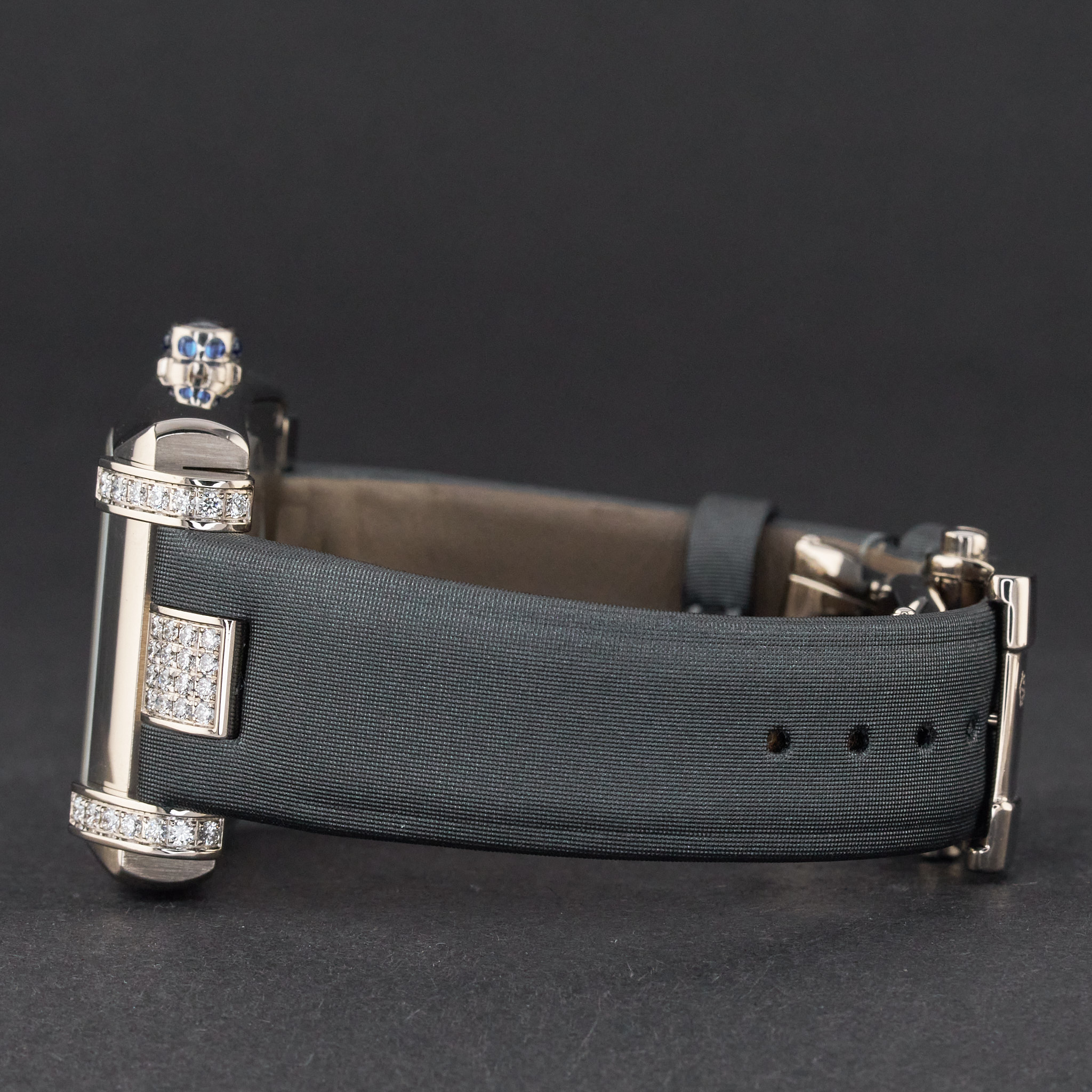 Ulysse Nardin Caprice, 130-91, 34mm, White gold, Grey Arabic dial, Docs, 1y warranty