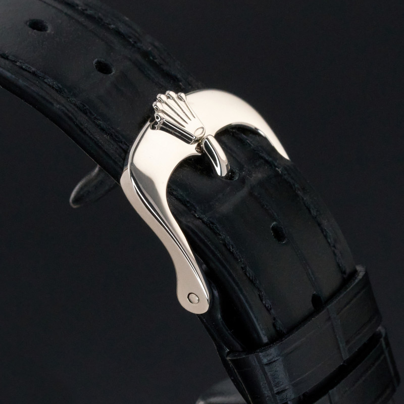 Rolex Cellini Time, 50509, 39mm, 2016, White gold, Blue Roman dial, Fullset, 1y warranty