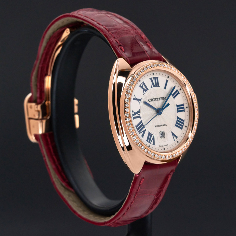 Cartier Clé de Cartier, WJCL0016, 31mm, 2015, Rose gold, Silver Roman dial, Fullset, 1y warranty