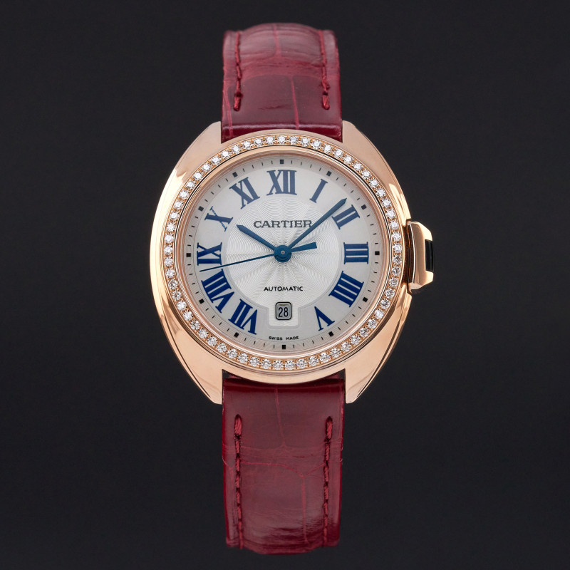 Cartier Clé de Cartier, WJCL0016, 31mm, 2015, Rose gold, Silver Roman dial, Fullset, 1y warranty