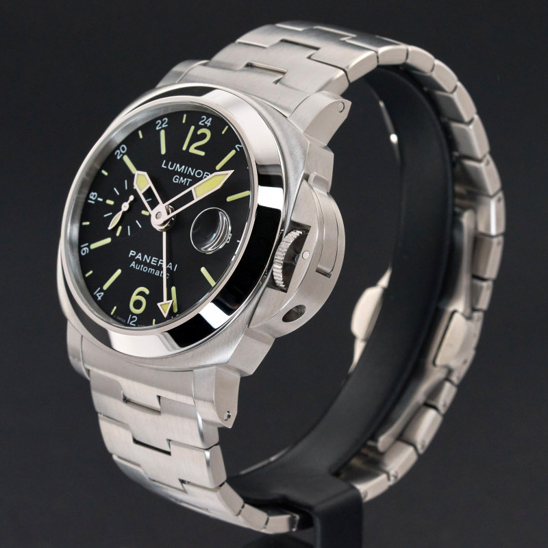 Panerai Luminor GMT, PAM 00297, 44mm, 2016, Steel, Black dial, Fullset, 1y warranty