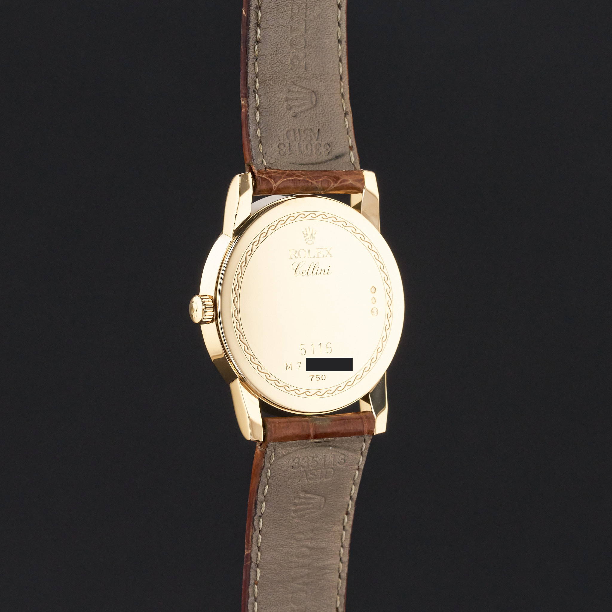 Rolex Cellini, 5116, 32mm, 2008, Yellow gold, Ivory MOP Arabic dial, Fullset, 1y warranty