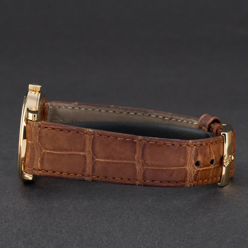 Rolex Cellini, 5116, 32mm, 2008, Yellow gold, Ivory MOP Arabic dial, Fullset, 1y warranty