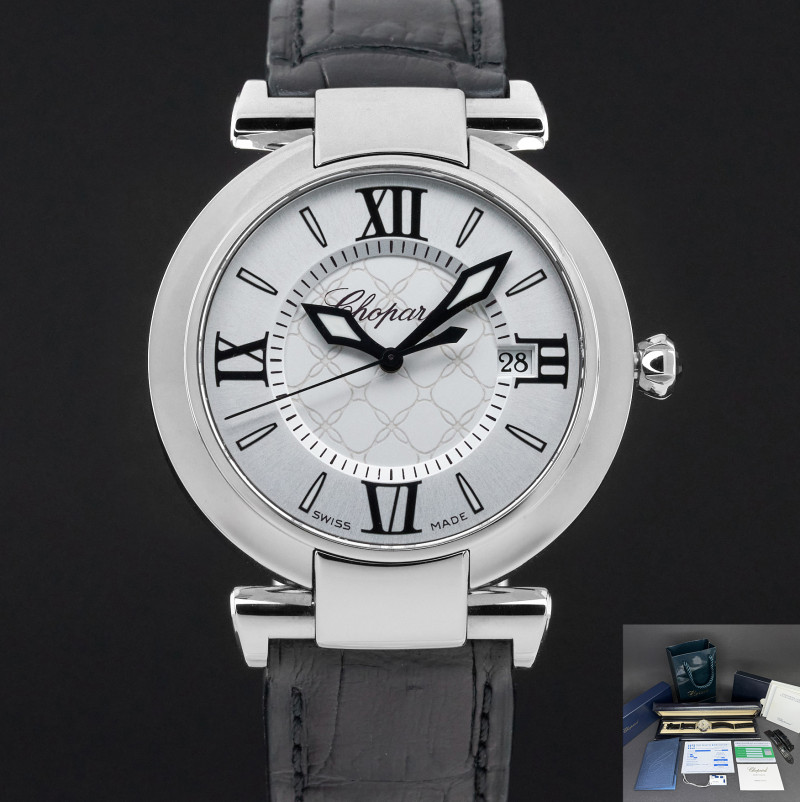 Chopard Imperiale, 388532-3001, 36mm, 2012, Steel, Silver Roman dial, Fullset, 1y warranty