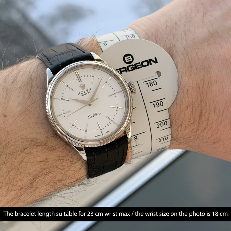 Rolex Cellini Time, 50509, 39mm, 2018, White gold, White dial, Fullset, 1y warranty