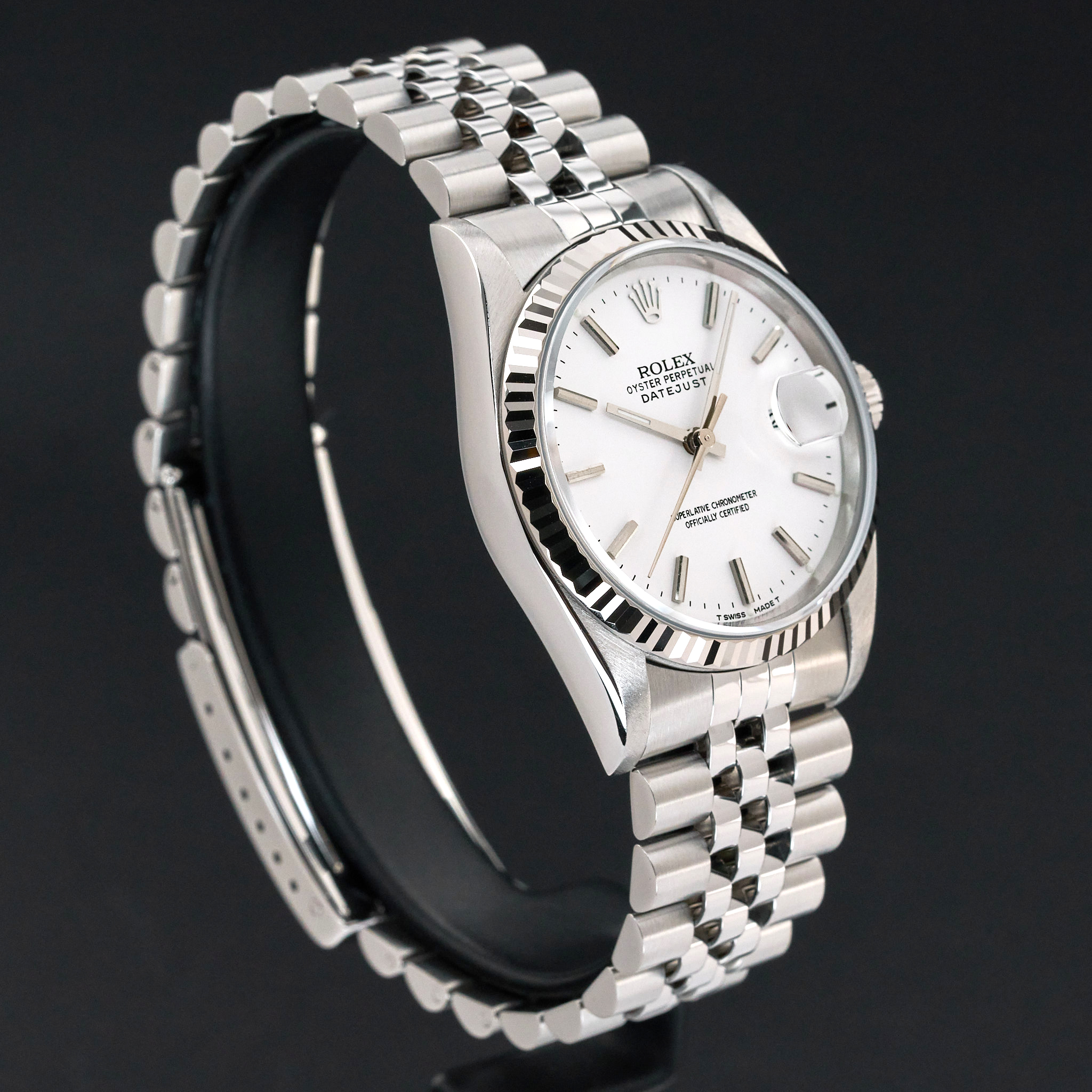 Rolex Datejust, 16234, 36mm, 1995, Steel, White dial, Fullset, 1y warranty