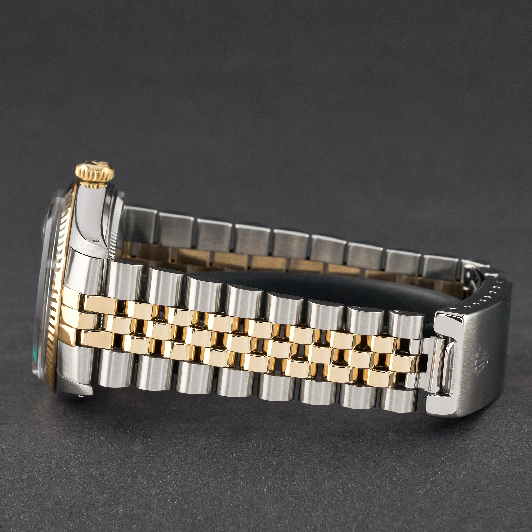 Rolex Datejust, 16013, 36mm, 1984, Two-Tone, Black Small Diamond dial, Fullset, 1y warranty